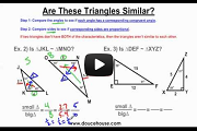 Similar Triangles Part 1 Video Link