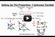 Similar Triangles Part 2 Video Link