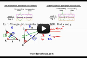 Similar Triangles Part 3 Video Link